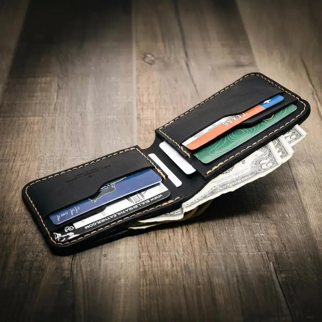 Rio Grande Bifold Wallet Bull Sheath Leather