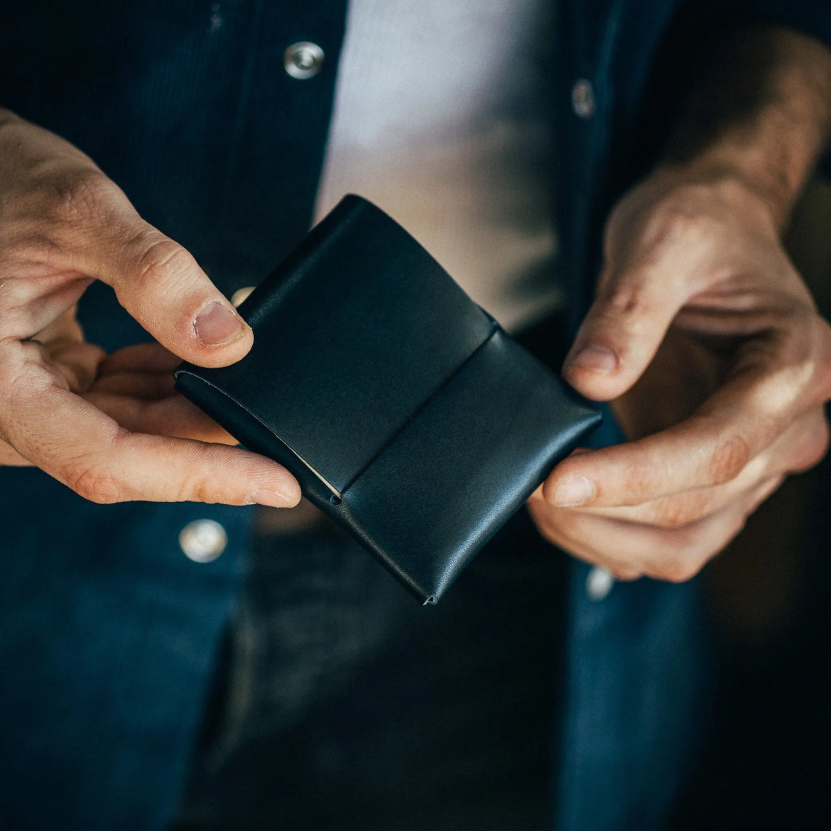 The Franklin – Navy Lost Dutchman Leather
