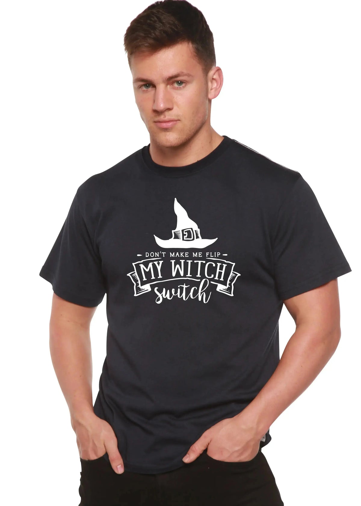 My Witch Unisex Bamboo Viscose/Organic Cotton Short Sleeve Graphic T-Shirt Spun Bamboo