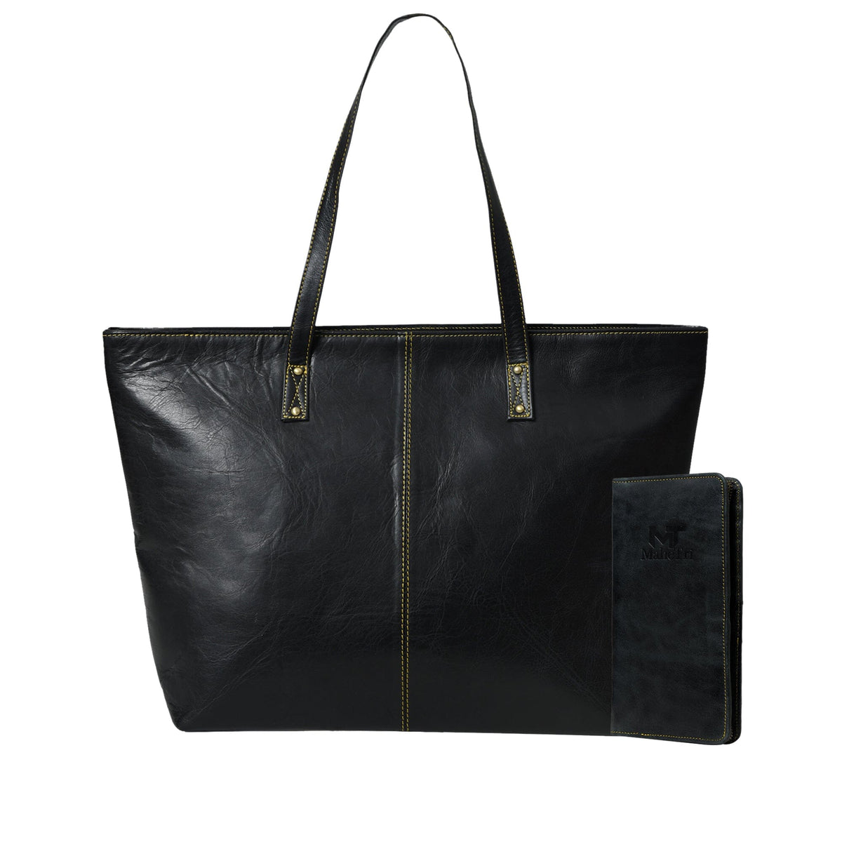 Kim & Blair Combo - Black Classy Leather Bags