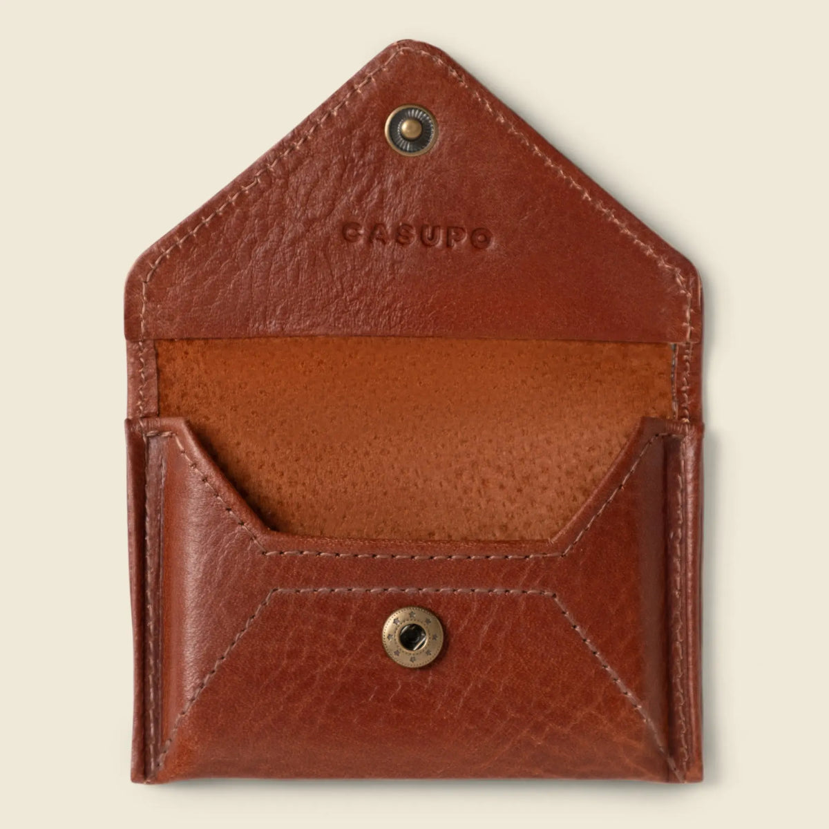 Mini Envelope Wallet with RFID Protection - Chocolate CASUPO