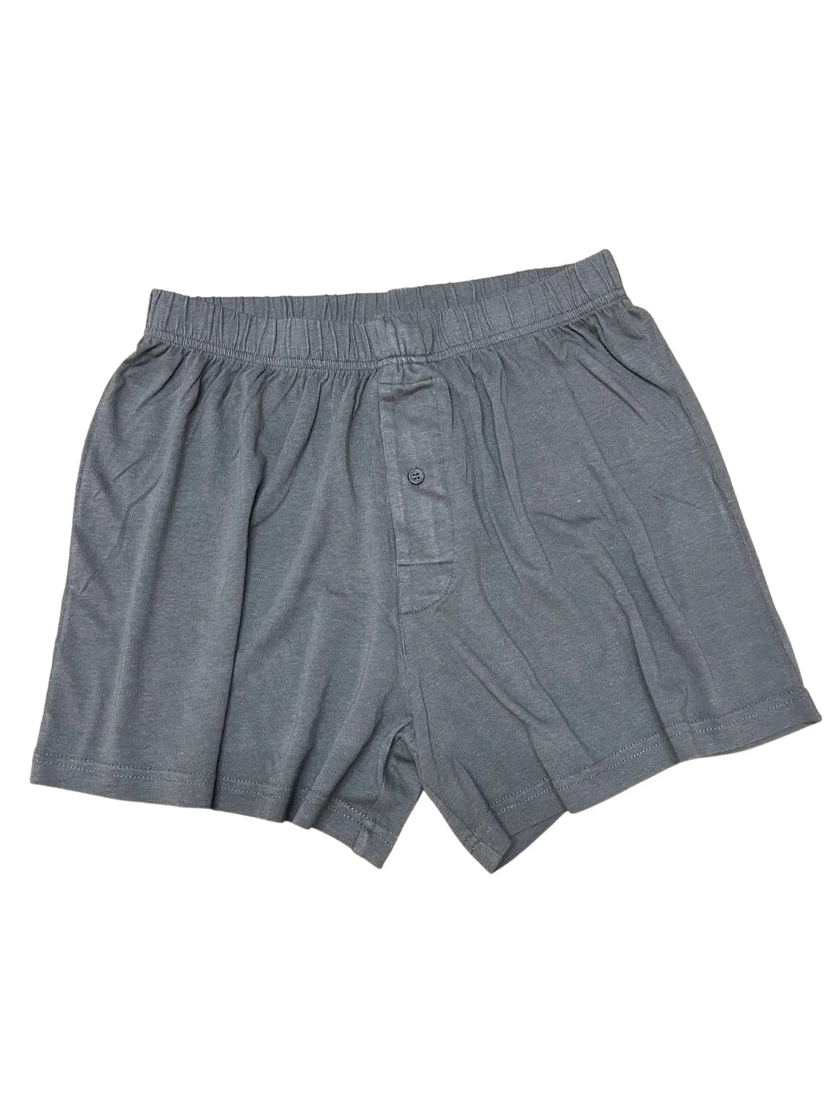 Men's Bamboo Viscose/Cotton Boxer Style Underwear Charcoal Grey Color - 5-pack Spun Bamboo