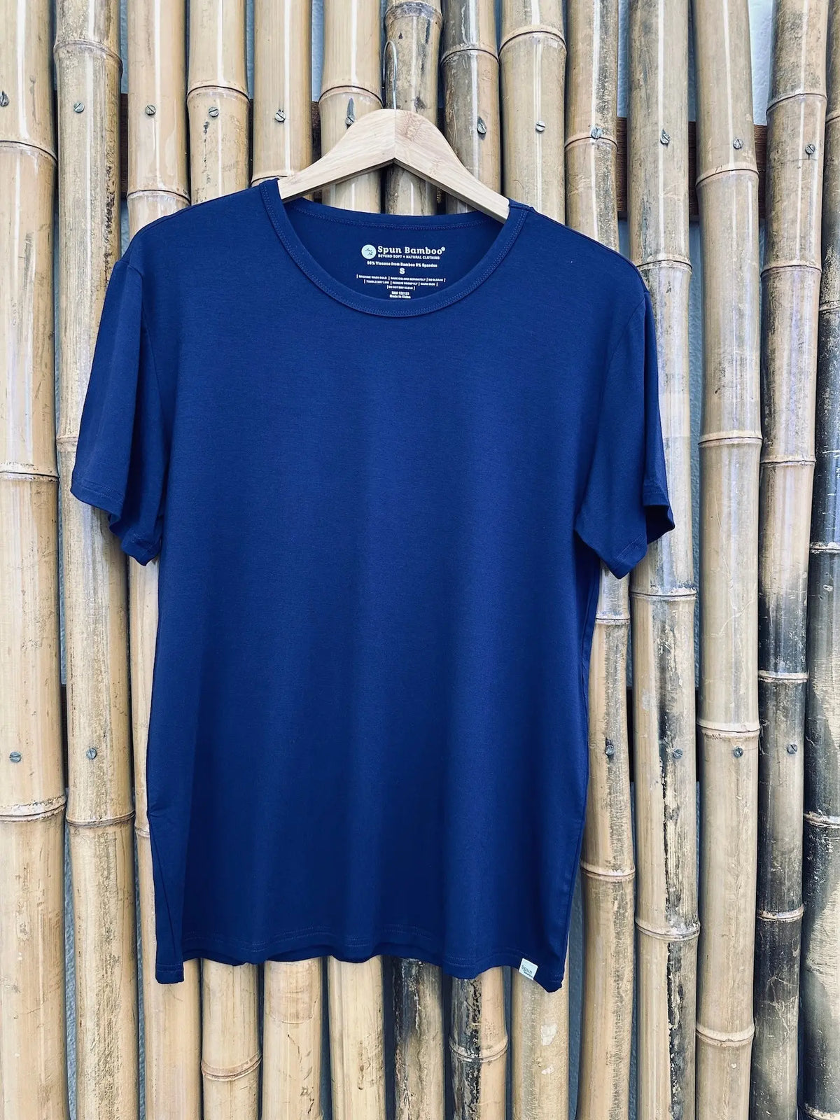Men's Soft Bamboo Lounge Short Sleeve T-Shirt Spun Bamboo
