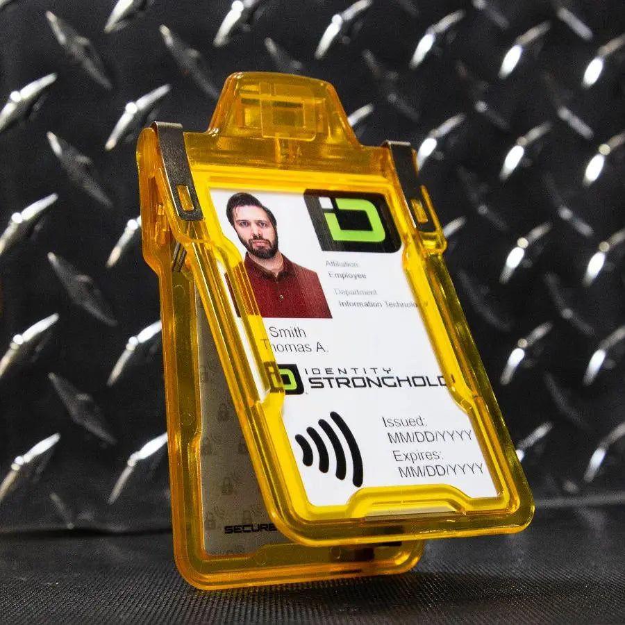 Secure Badge Holder Classic with BloxProx™ - Protects 125Khz HID Prox 1 ID Card Holder ID Stronghold