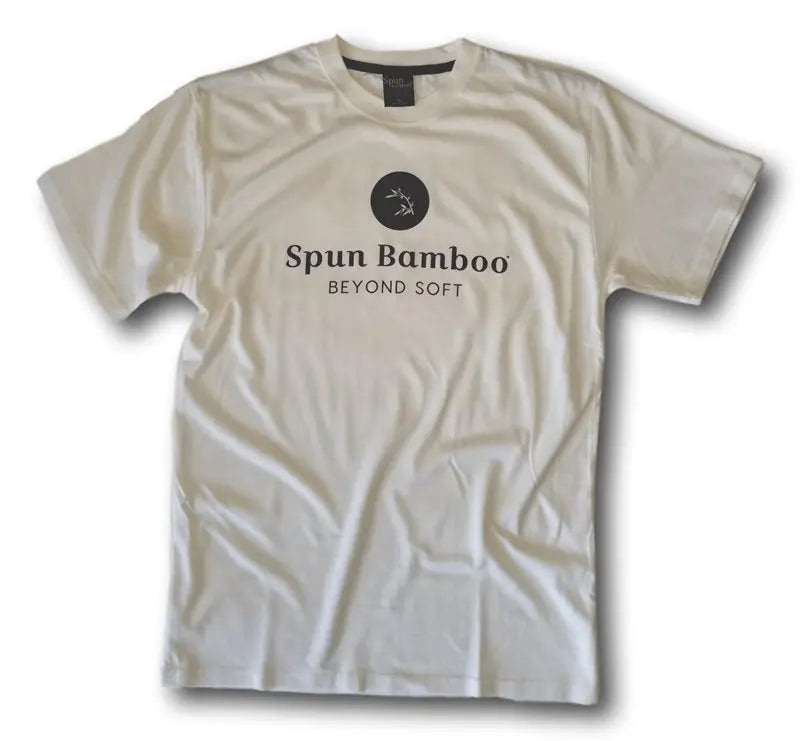 Men's Spun Bamboo Viscose/Organic Cotton Logo T-Shirt Spun Bamboo