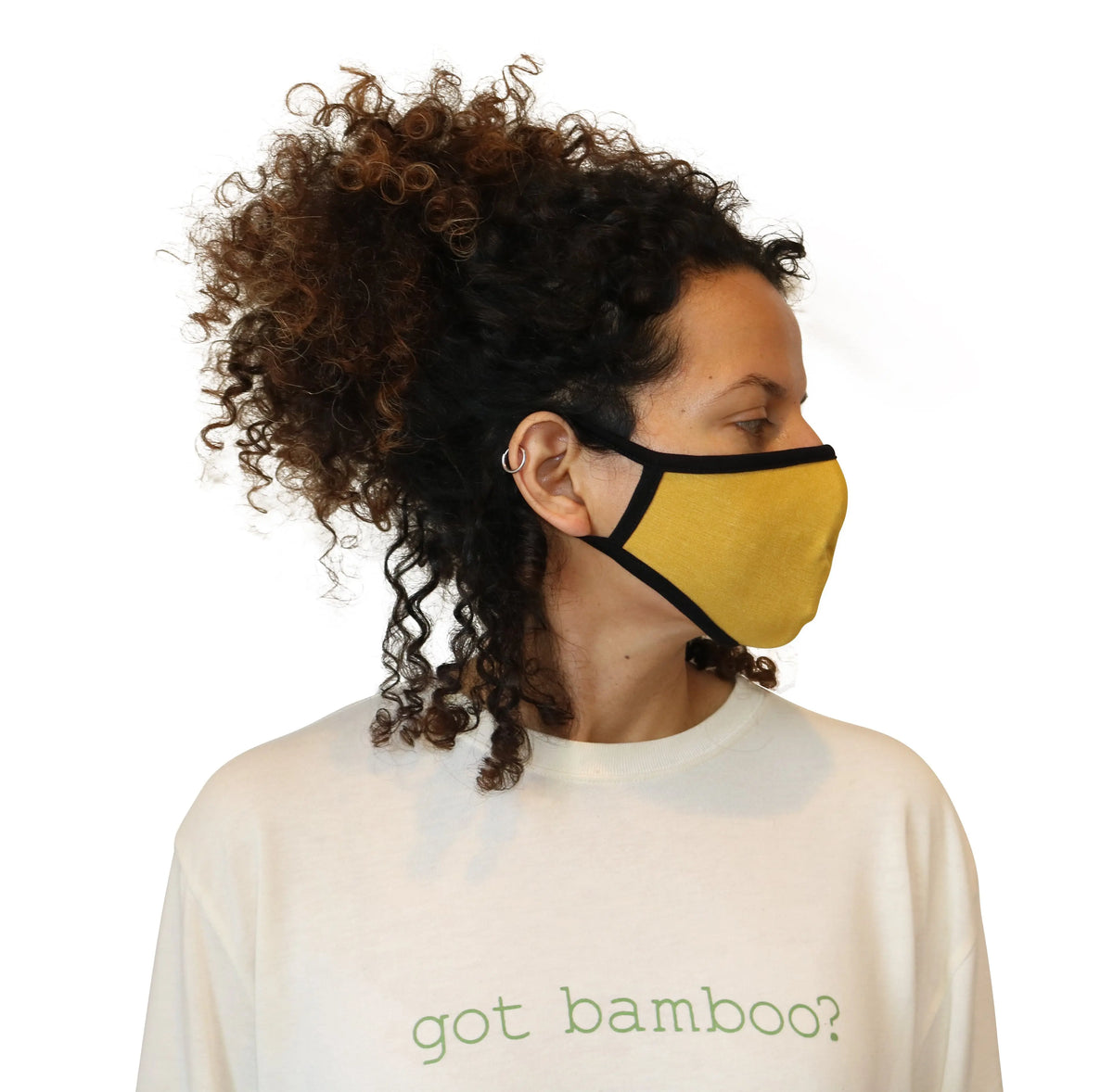 Spun Bamboo Breathable Face Mask - Natural, Silky Soft, Ultra Comfortable Spun Bamboo
