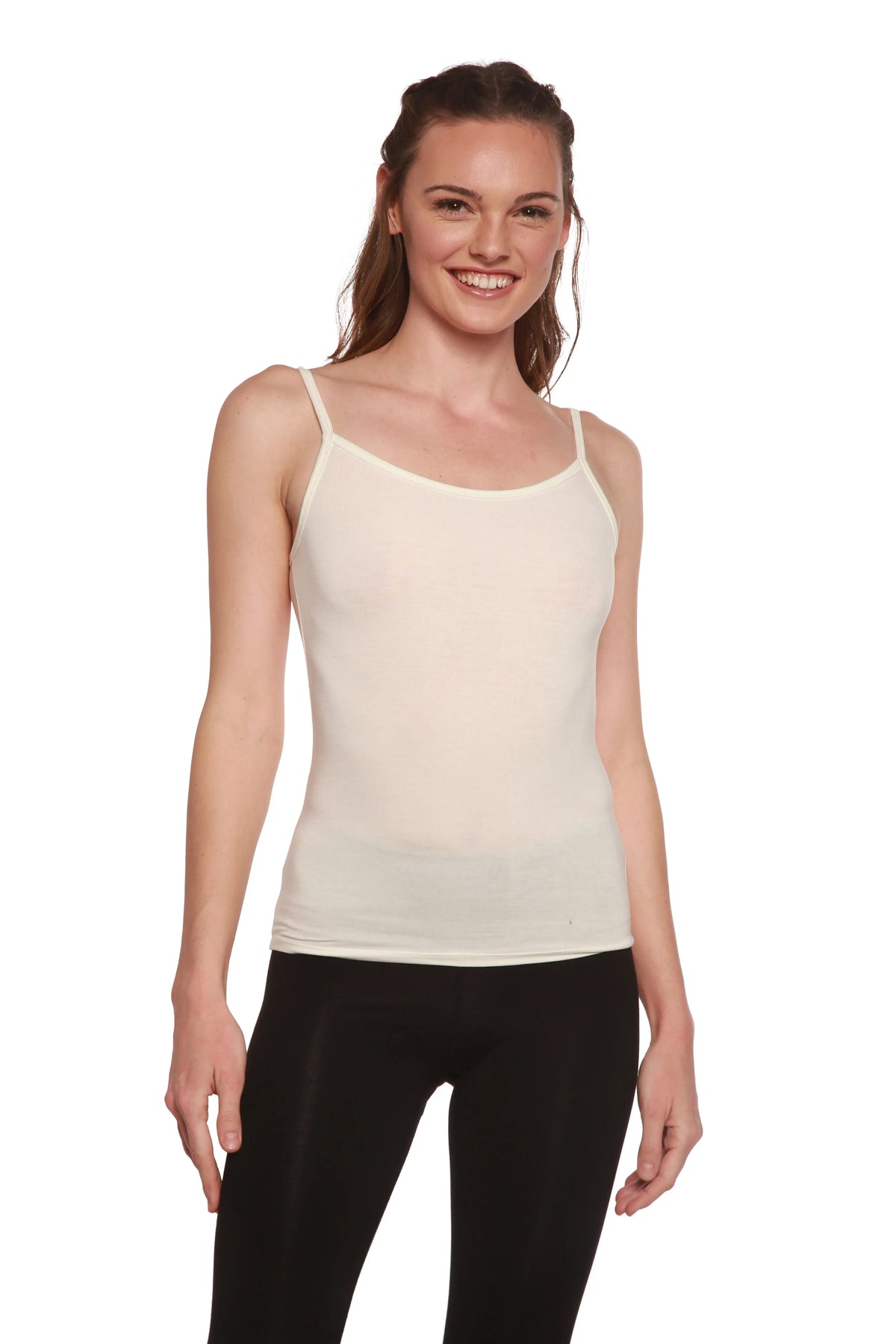 Clearance Women's Bamboo Viscose Spaghetti Strap Camisole Spun Bamboo