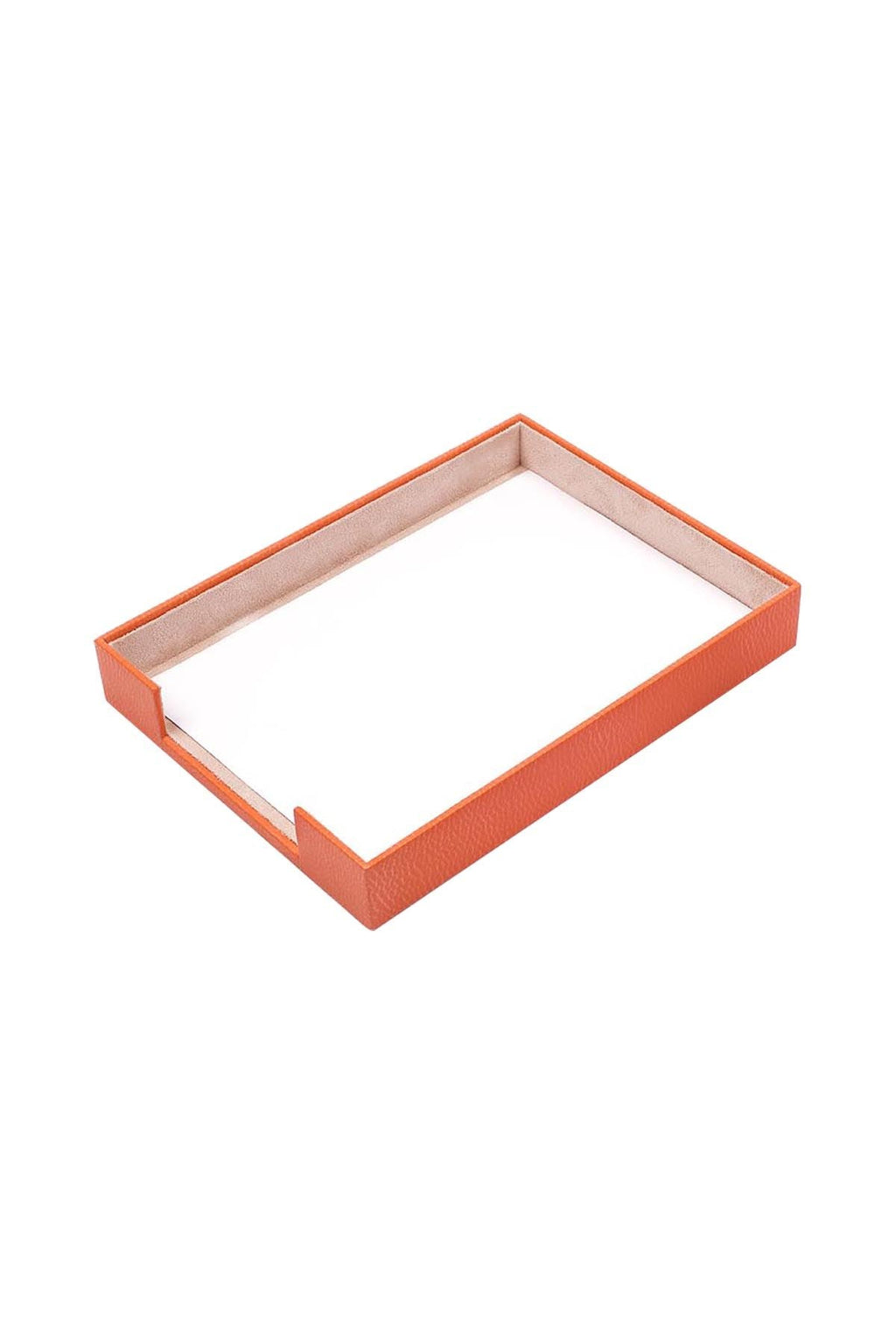 MOOG Leather Desk Set-3 Accessories-Single Document Tray - Brown - 3 PCS Moogdesk