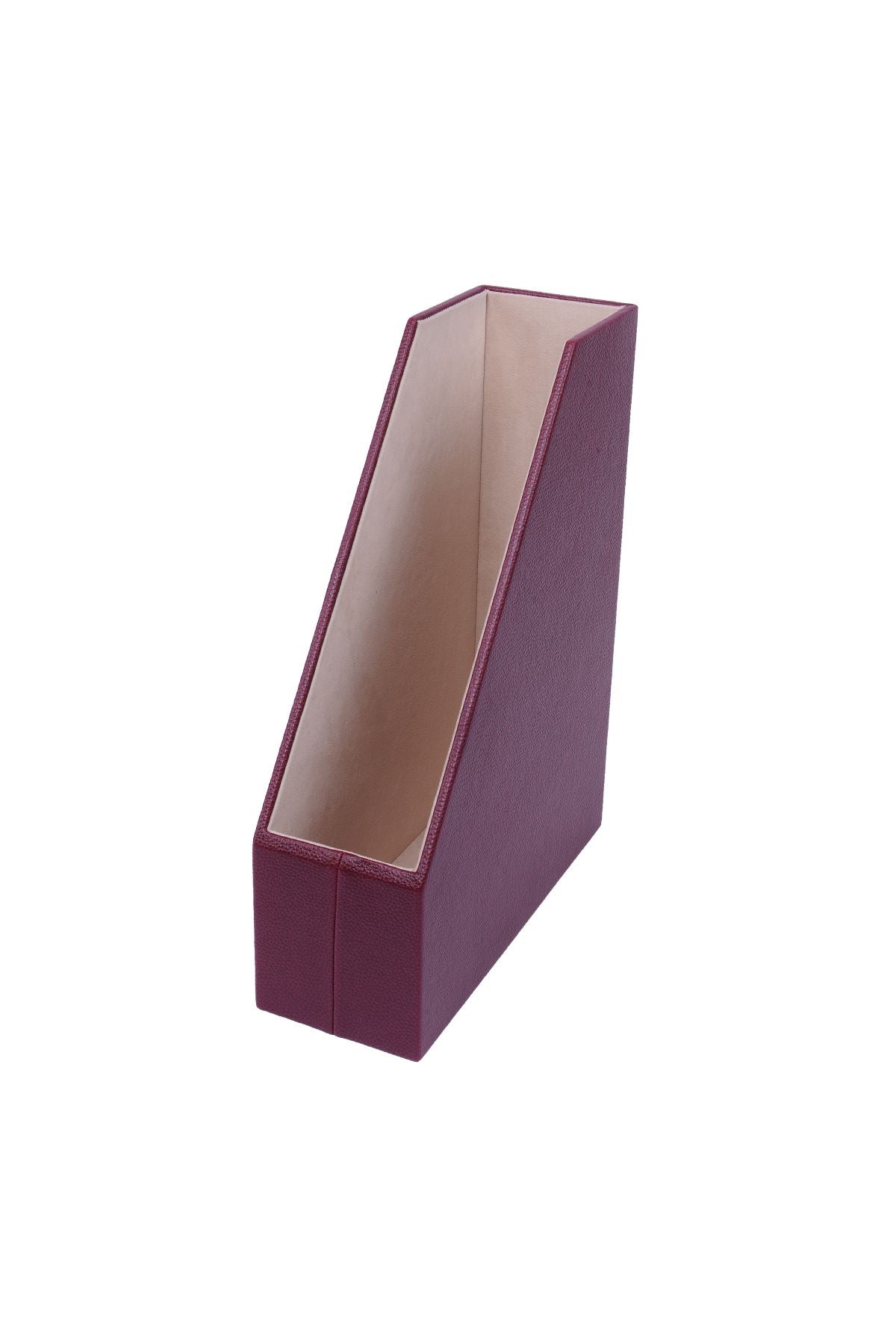 MOOG Faux Leather Magazines Holder- File Organizer Moogdesk