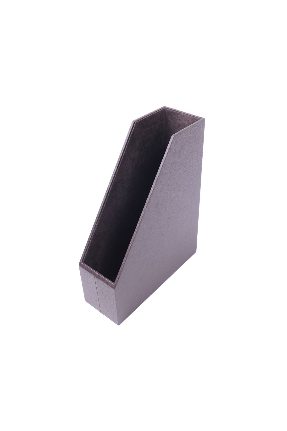 MOOG Faux Leather Magazines Holder- File Organizer Moogdesk
