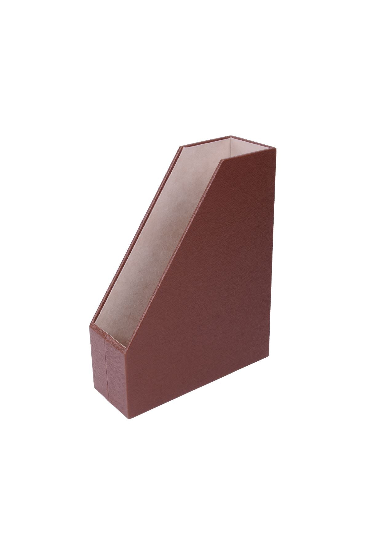 MOOG Faux Leather Magazines Holder- File Organizer Moogdesk