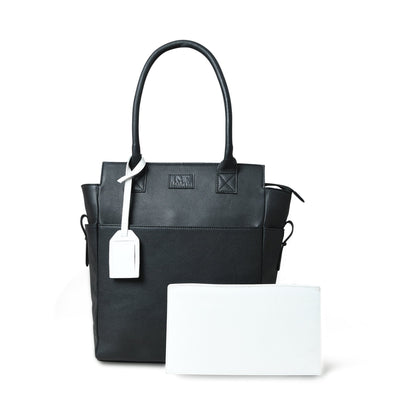 Midnight Elegance Noir Shopper Tote Classy Leather Bags
