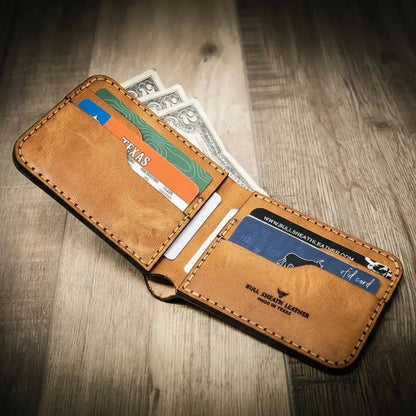 Rio Grande Bifold Wallet Bull Sheath Leather