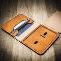 Minimalist Badge Wallet Bull Sheath Leather