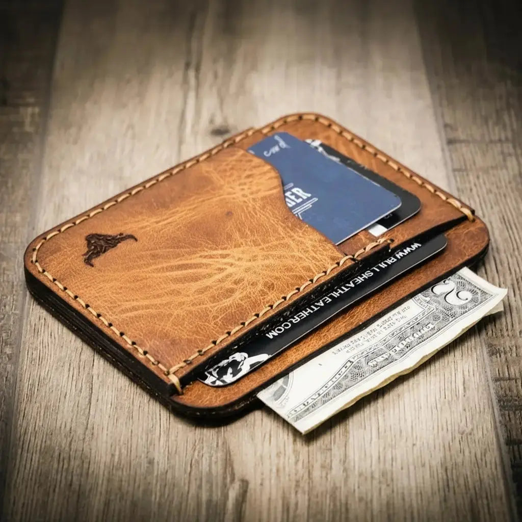 Mansfield Minimalist Wallet Bull Sheath Leather