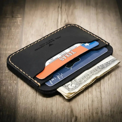 Pflugerville Card Wallet Bull Sheath Leather