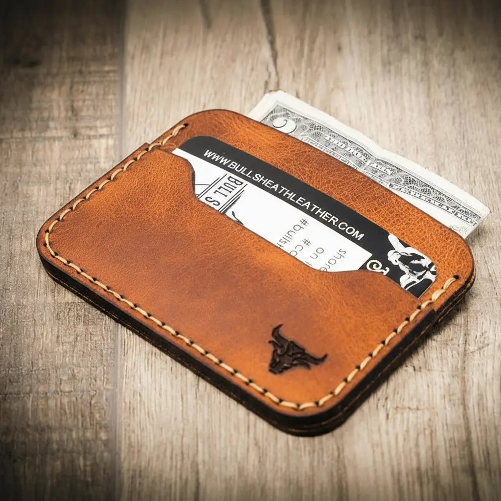 Pflugerville Card Wallet Bull Sheath Leather