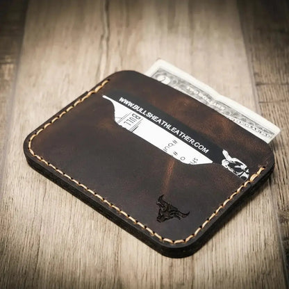 Pflugerville Card Wallet Bull Sheath Leather