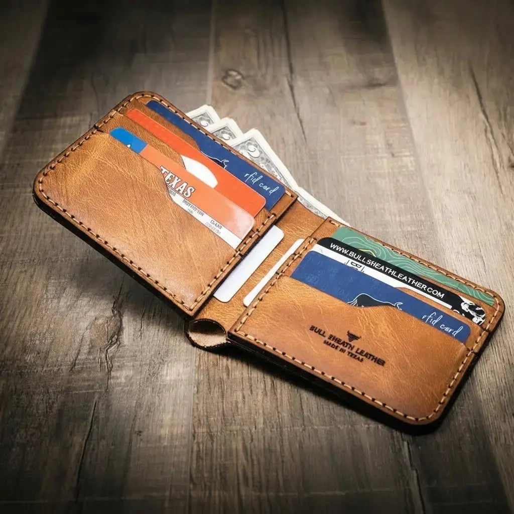 Big Bend Bifold Wallet Bull Sheath Leather