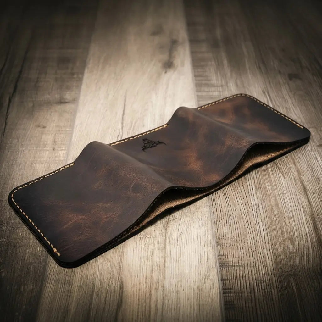 The Trinity Trifold Wallet Bull Sheath Leather
