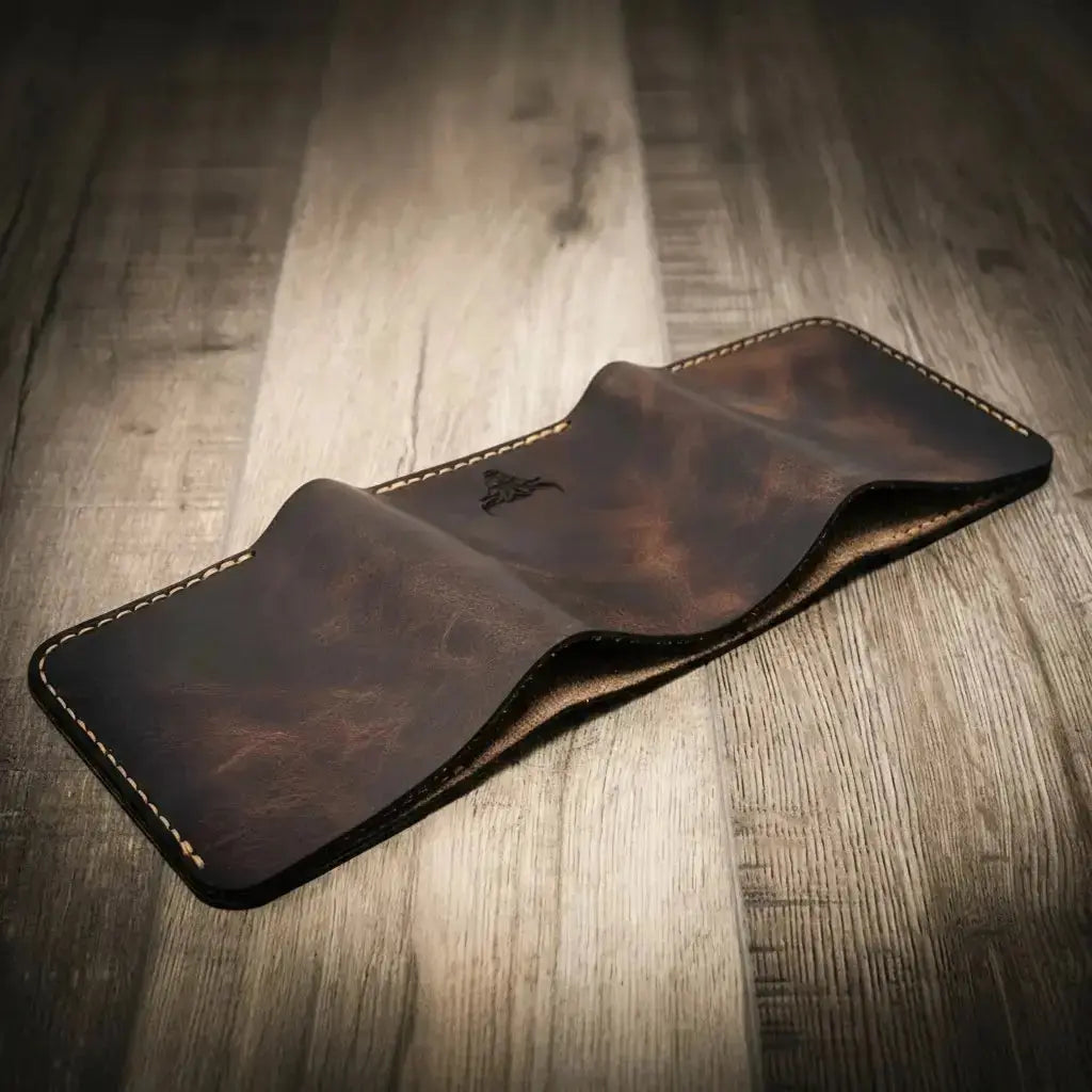 The Trinity Trifold Wallet Bull Sheath Leather