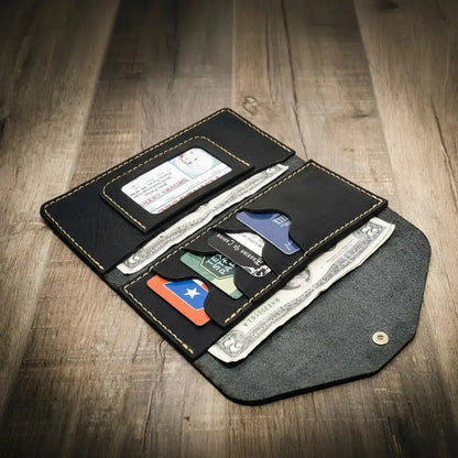 Sugar Land Clutch Wallet Bull Sheath Leather