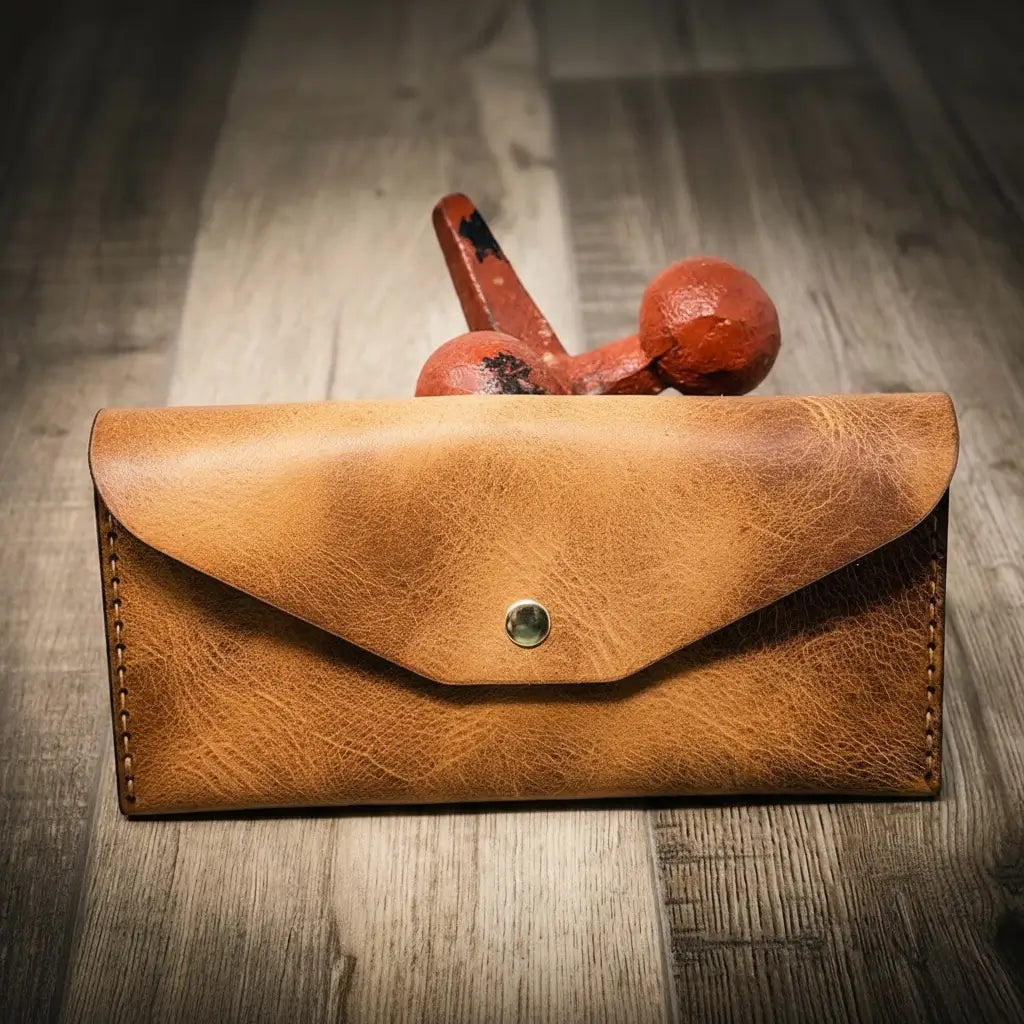 Sugar Land Clutch Wallet Bull Sheath Leather
