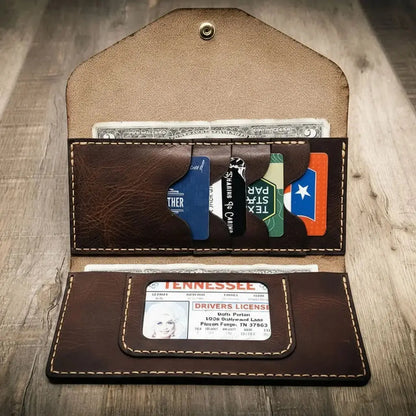 Sugar Land Clutch Wallet Bull Sheath Leather