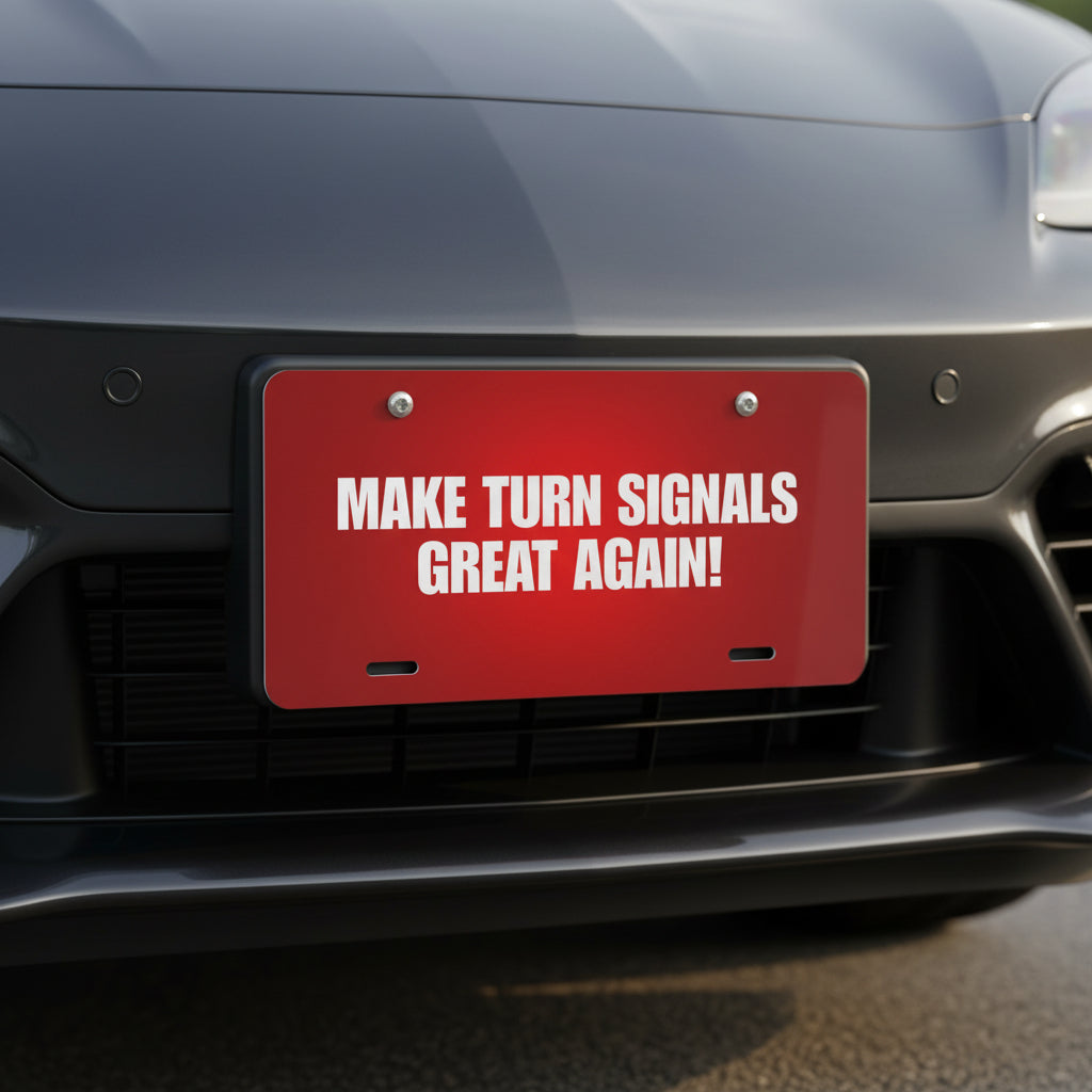 Make Turn Signals Great Again – Big Energy License Plate EpiAl's Shop