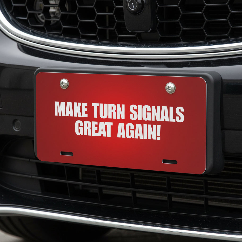 Make Turn Signals Great Again – Big Energy License Plate EpiAl's Shop