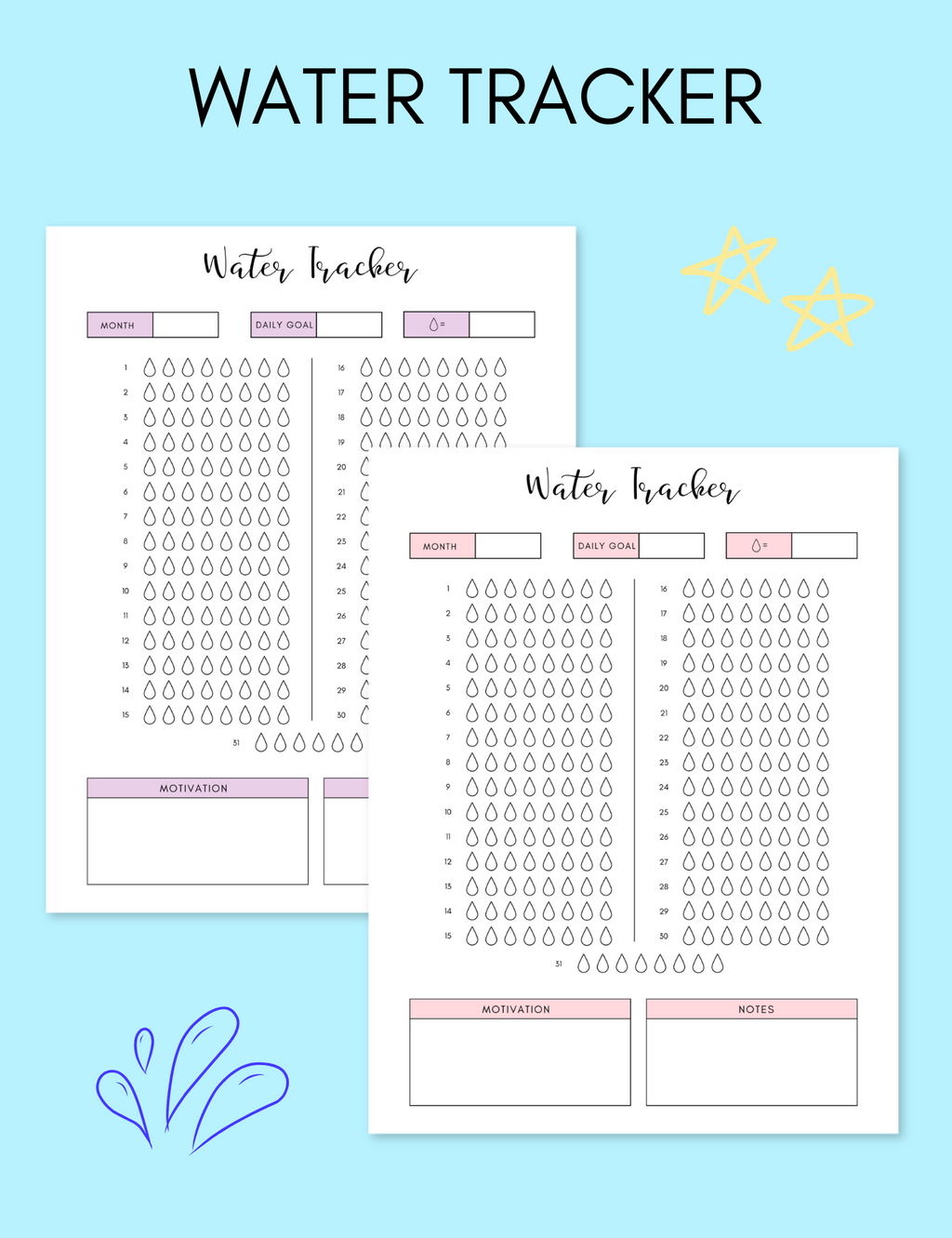 Water Tracker Jessica Autumn