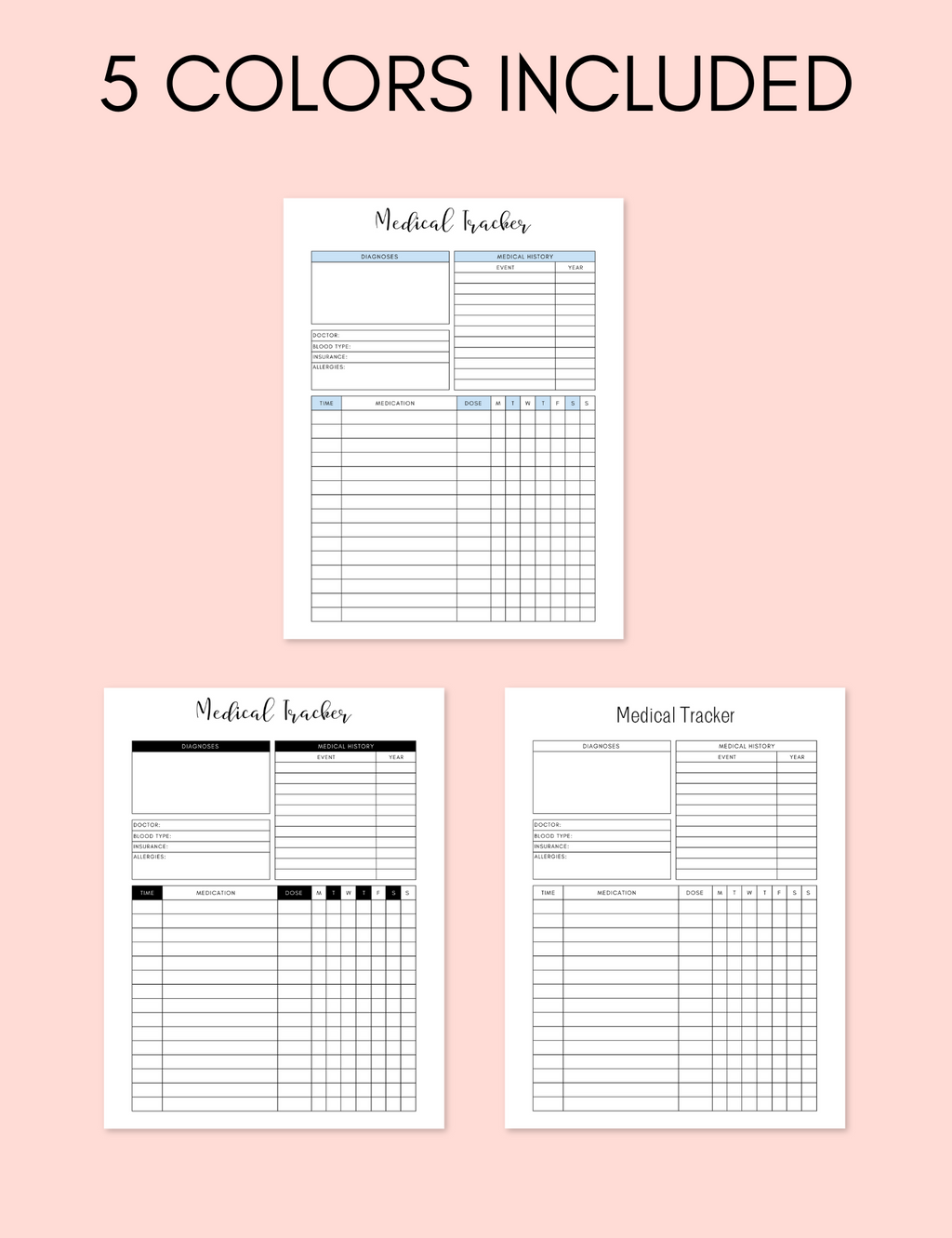 Medical Tracker Jessica Autumn