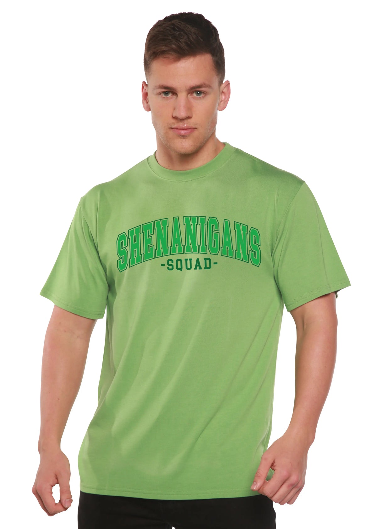 Shenanigans Squad Unisex Bamboo/Cotton Graphic T-Shirt Spun Bamboo