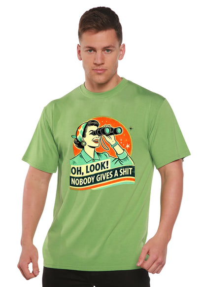 Funny Retro Woman Unisex Bamboo/Cotton Graphic T-Shirt Spun Bamboo
