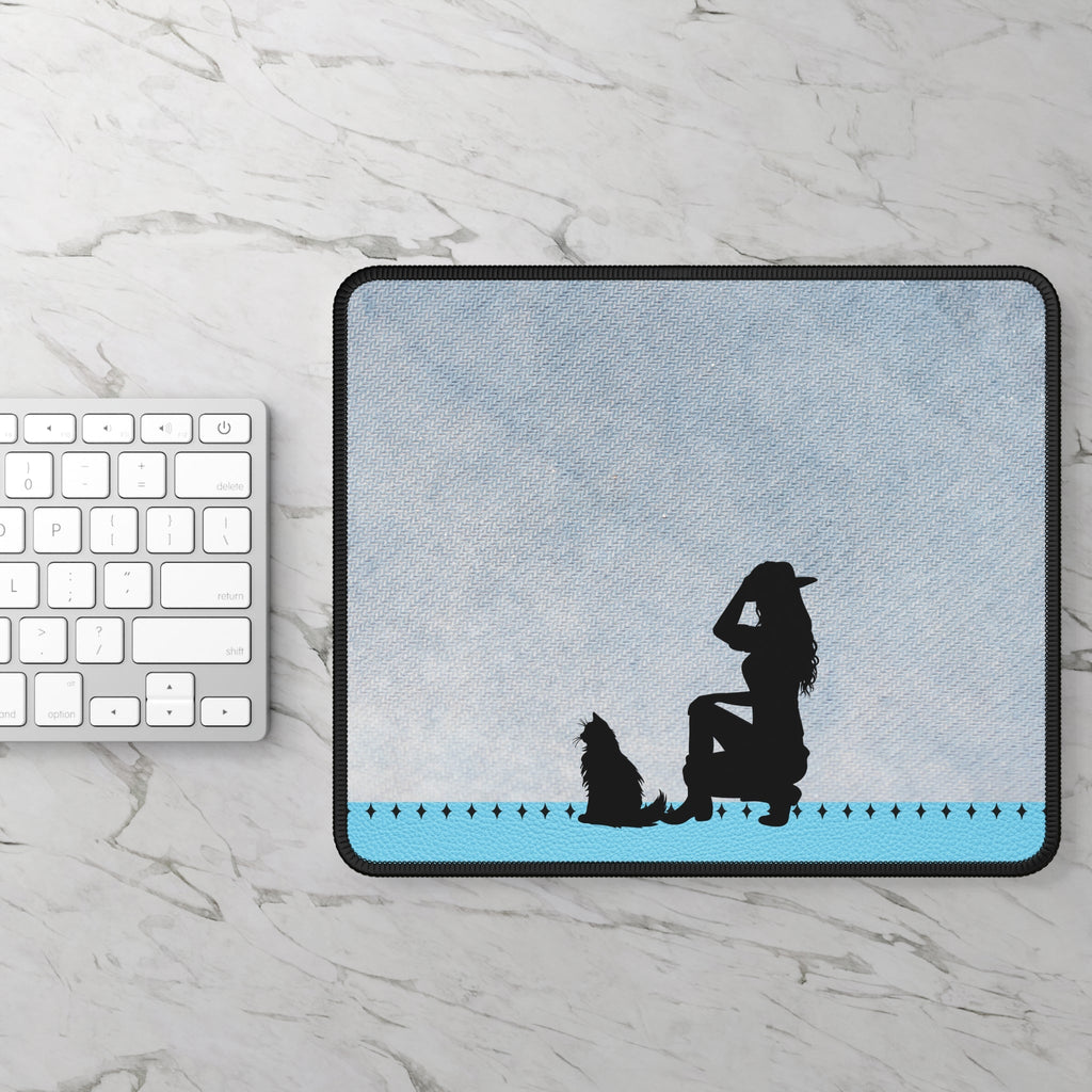 Cowgirl Cat Lady Gaming Mouse Pad EpiAl's Shop