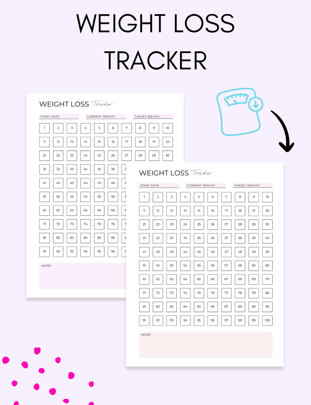 Weight Loss Tracker Jessica Autumn