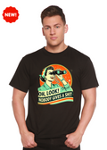 Funny Retro Woman Unisex Bamboo/Cotton Graphic T-Shirt Spun Bamboo
