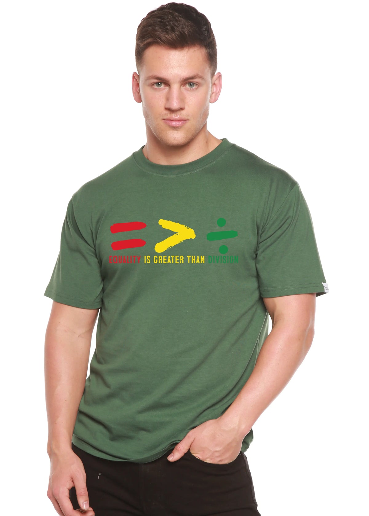 Black History Month Unisex Bamboo/Cotton Graphic T-Shirt Spun Bamboo