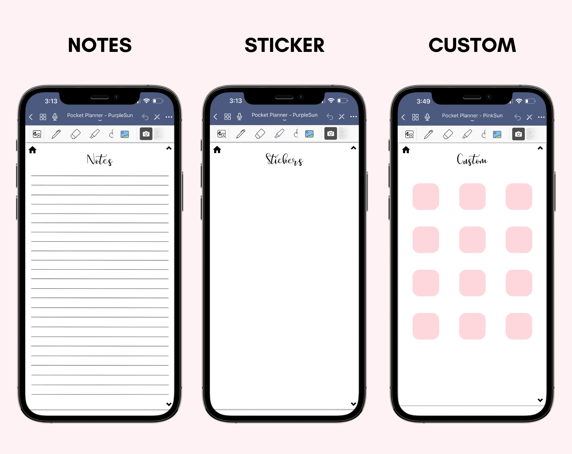 Digital Phone Planner Bundle Jessica Autumn