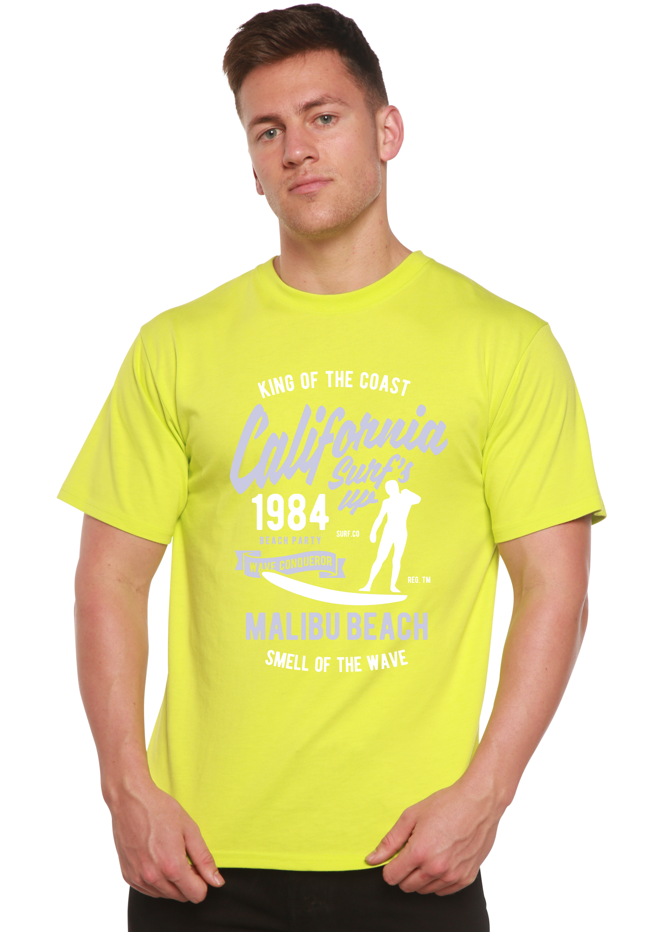 California 1984 Spun Bamboo® Men's Bamboo Viscose/Organic Cotton Short Sleeve Graphic T-Shirt Spun Bamboo