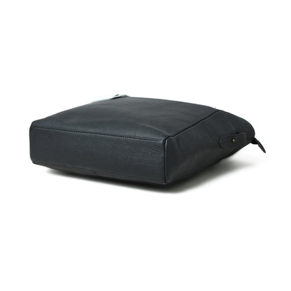 Midnight Elegance Noir Shopper Tote Classy Leather Bags