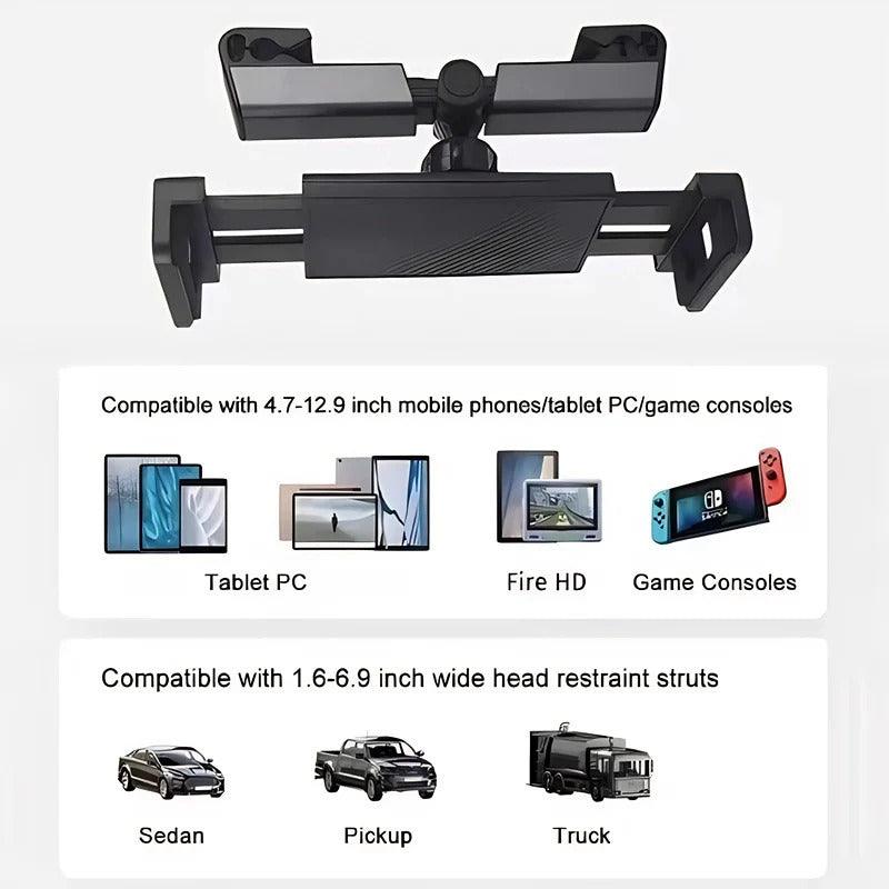 Rear Seat Tablet Phone Holder EVSTITAN