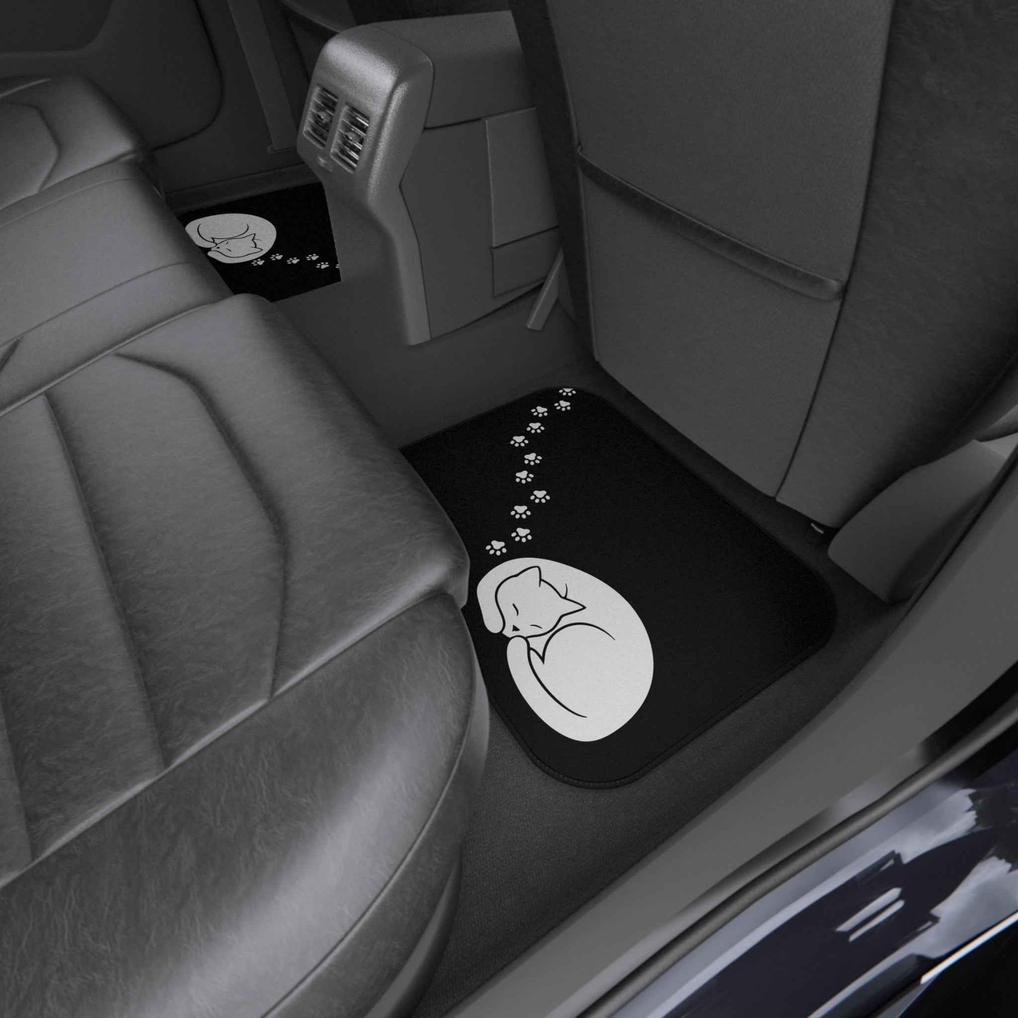 Cat Paw Trail Car Floor Mats – Set of 4 EpiAl's Shop