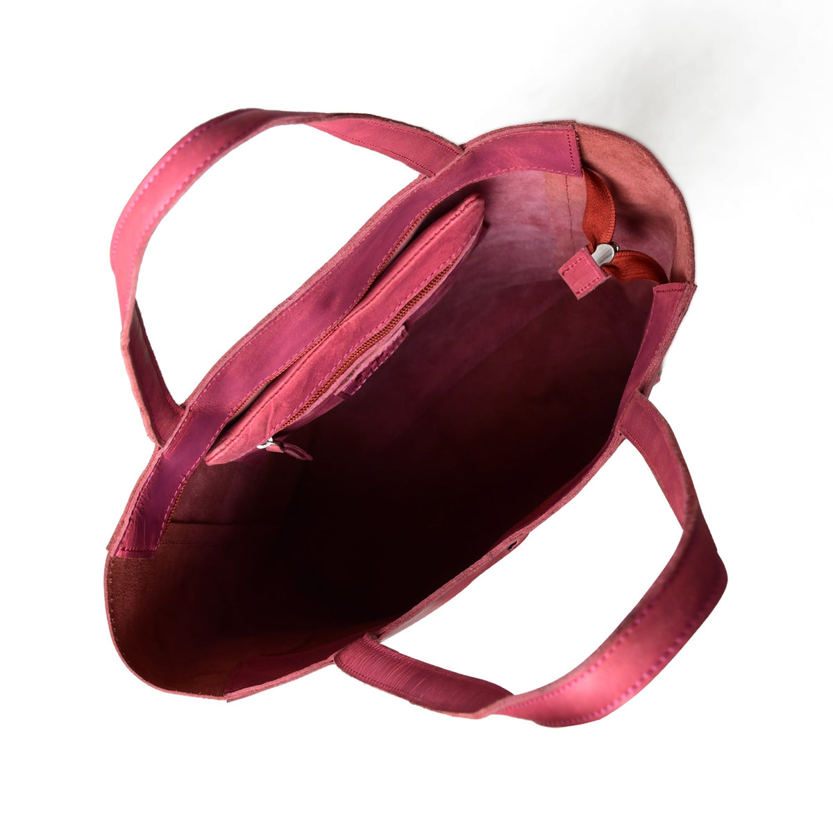 Maroon Leather Tote Bag Classy Leather Bags