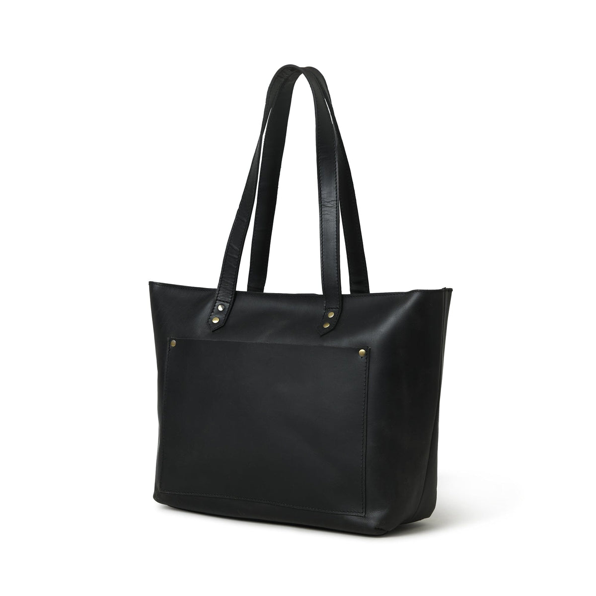 Essential Work Tote - Black Classy Leather Bags