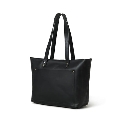 Essential Work Tote - Black Classy Leather Bags