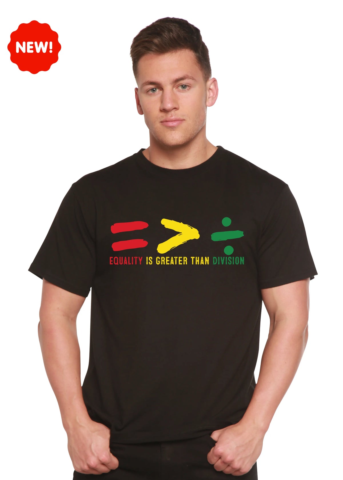 Black History Month Unisex Bamboo/Cotton Graphic T-Shirt Spun Bamboo