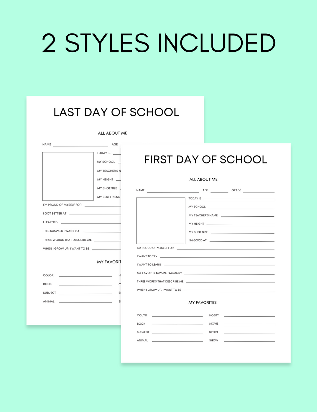 Kid's Back To School Reflection Jessica Autumn