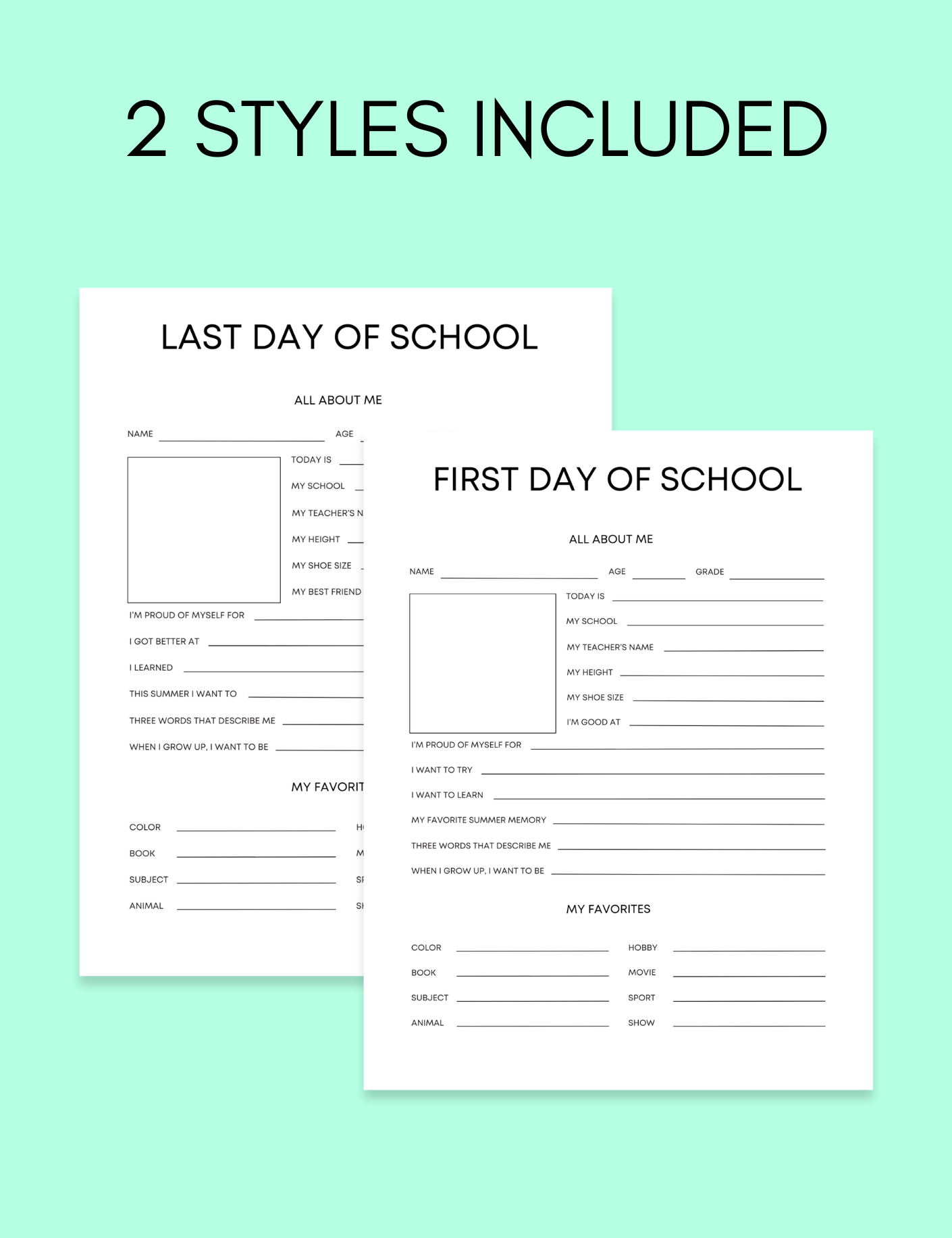 Kid's Back To School Reflection Jessica Autumn