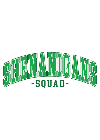 Shenanigans Squad Unisex Bamboo/Cotton Graphic T-Shirt Spun Bamboo